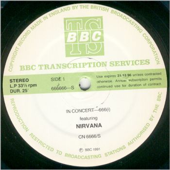BBC Transcription Services: B.B.C. In Concert Show No. 666 Label