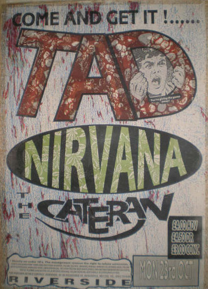 Live Nirvana | Concert Chronology | 1989 | October 23, 1989 - Riverside ...