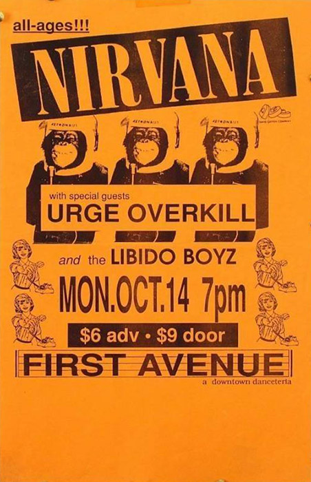 Live Nirvana | Concert Chronology | 1991 | October 14, 1991 - First ...