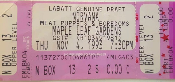 Live Nirvana | Concert Chronology | 1993 | November 04, 1993 - Maple ...