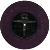 Marbled dark purple vinyl.